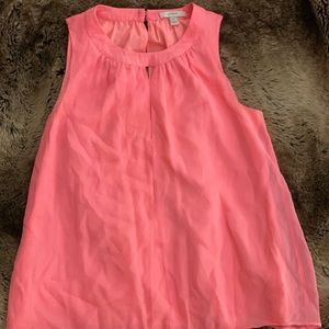 J Crew Pink Sleeveless Blouse